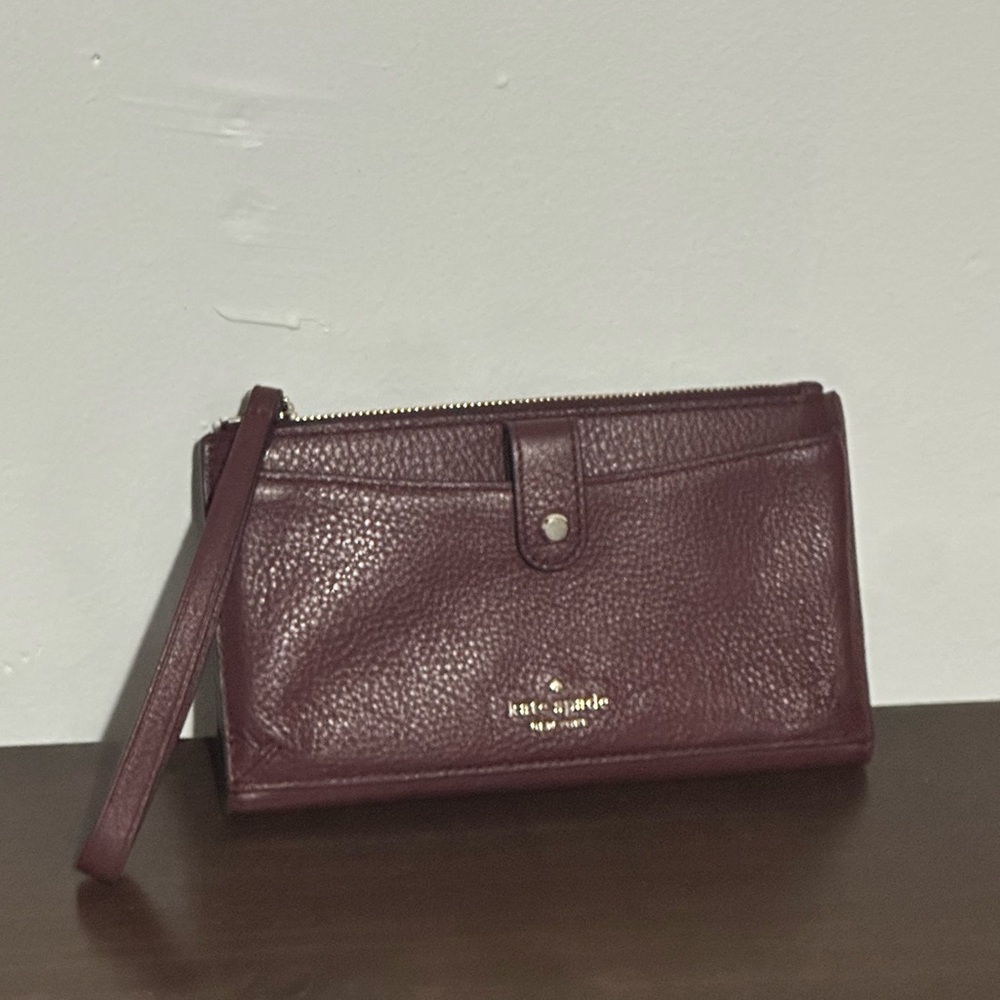 Kate Spade maroon wallet